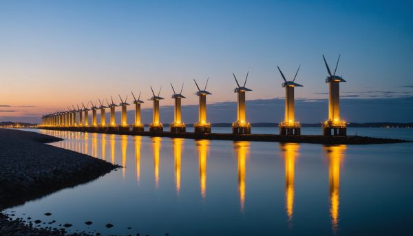 Comment fonctionnent les usines marémotrices côtières ?